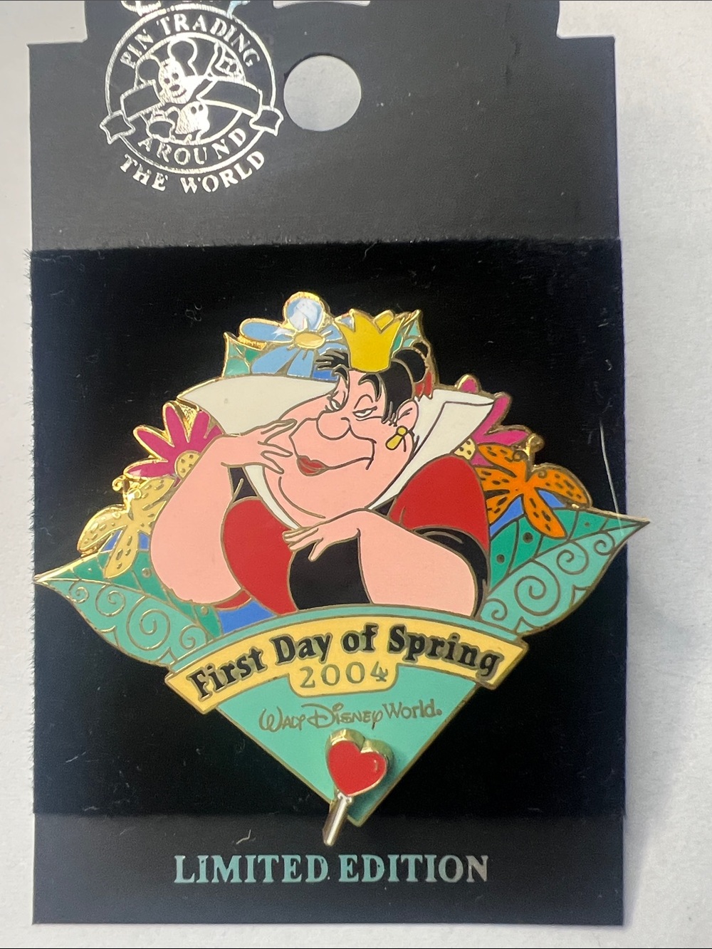Disney Parks "First Day of Spring" Limited Edition pin -Queen of Hearts